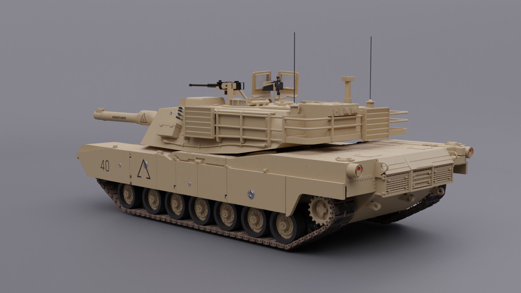 ArtStation - M1A1 Abrams US Army tank | Game Assets