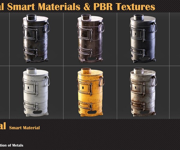 30 Leather Smart Materials + PBR Textures - Vol 11 - ZBrushCentral