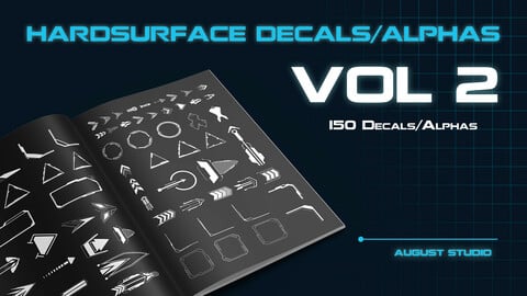 Hardsurface Decals/Alphas - Vol 02
