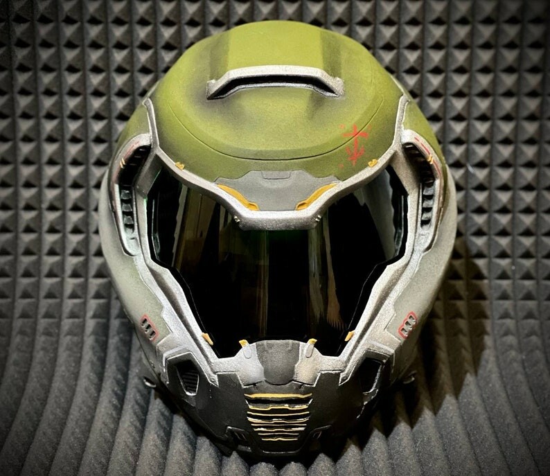 ArtStation Printable Doom eternal helmet airsoft paintball 3D model
