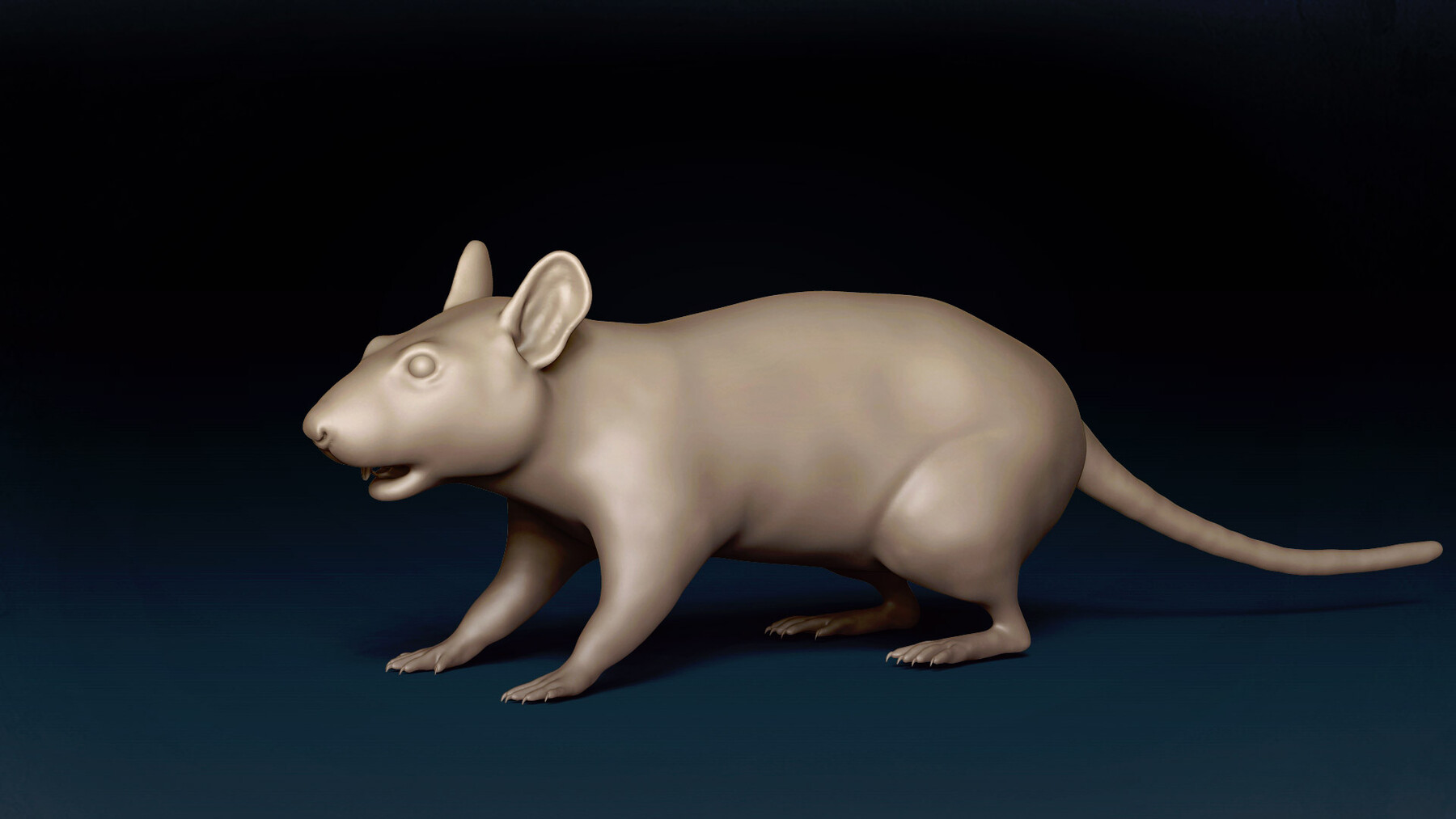 ArtStation - Rat Base Mesh 3D Model | Resources