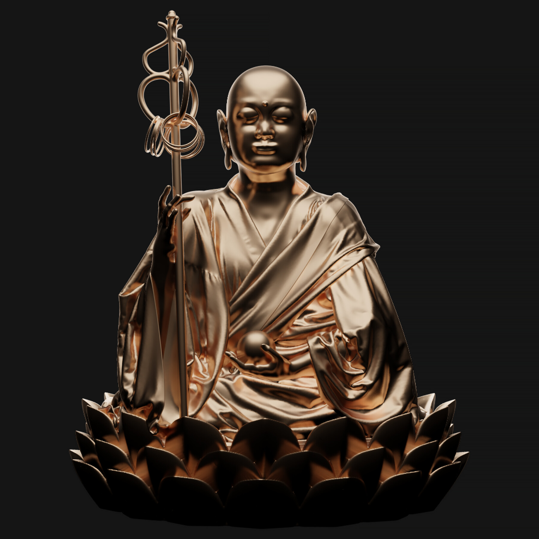 ArtStation Buddha (Hyper detail for 3D printing) | Resources