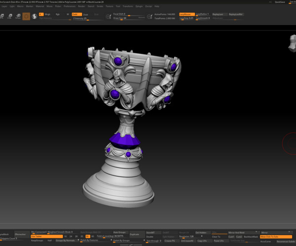League Of Legends Summoner's Cup Trophy 3D Model - 3D model by Periferia  (@agenciaperiferia) [5ea8862]