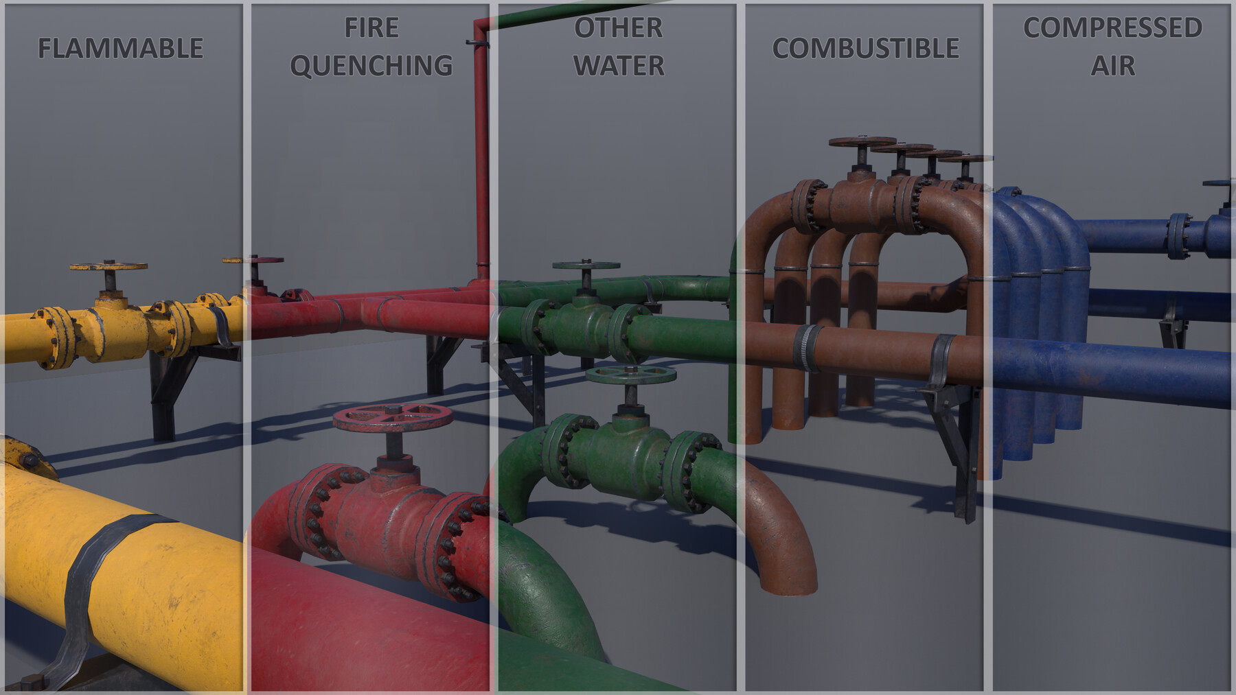 ArtStation - Modular Pipe Set | Game Assets