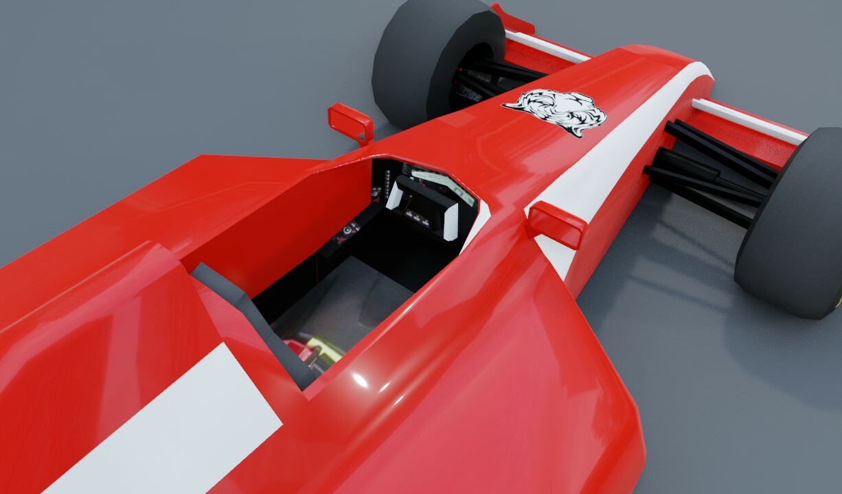 ArtStation - Race Car - Formula 1 - Indy - Carro de Corrida Low-poly 3D ...