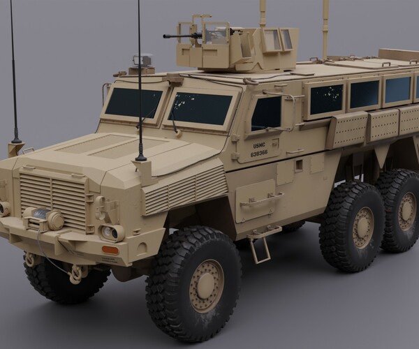 ArtStation - RG-33 MRAP Mine Resistant Vehicle | Game Assets