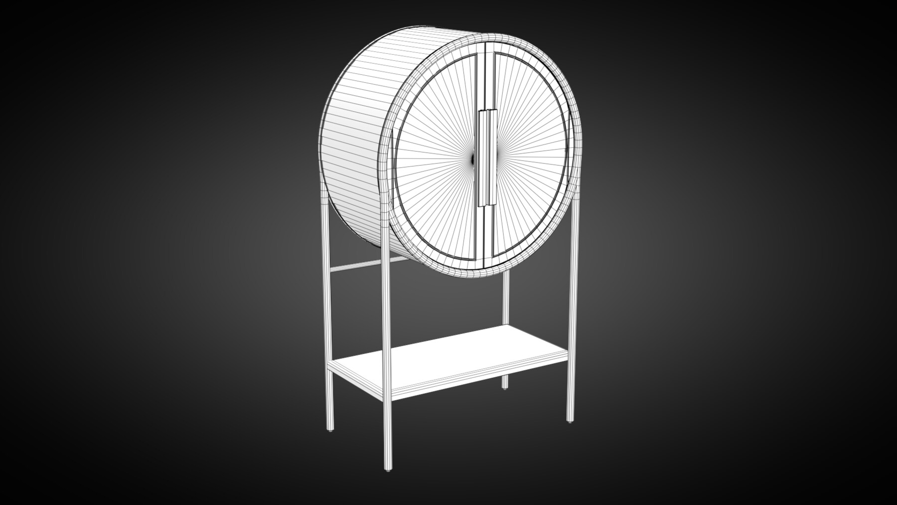 ArtStation West Natural Cane Bar by Leanne Ford Resources