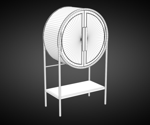 ArtStation West Natural Cane Bar by Leanne Ford Resources