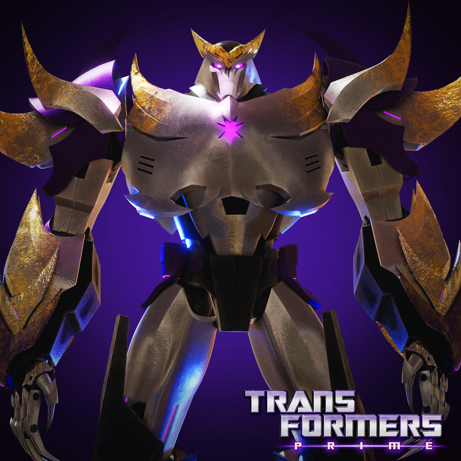 Megatron Transformers Prime Rig - 3D Model by billnguyen1411