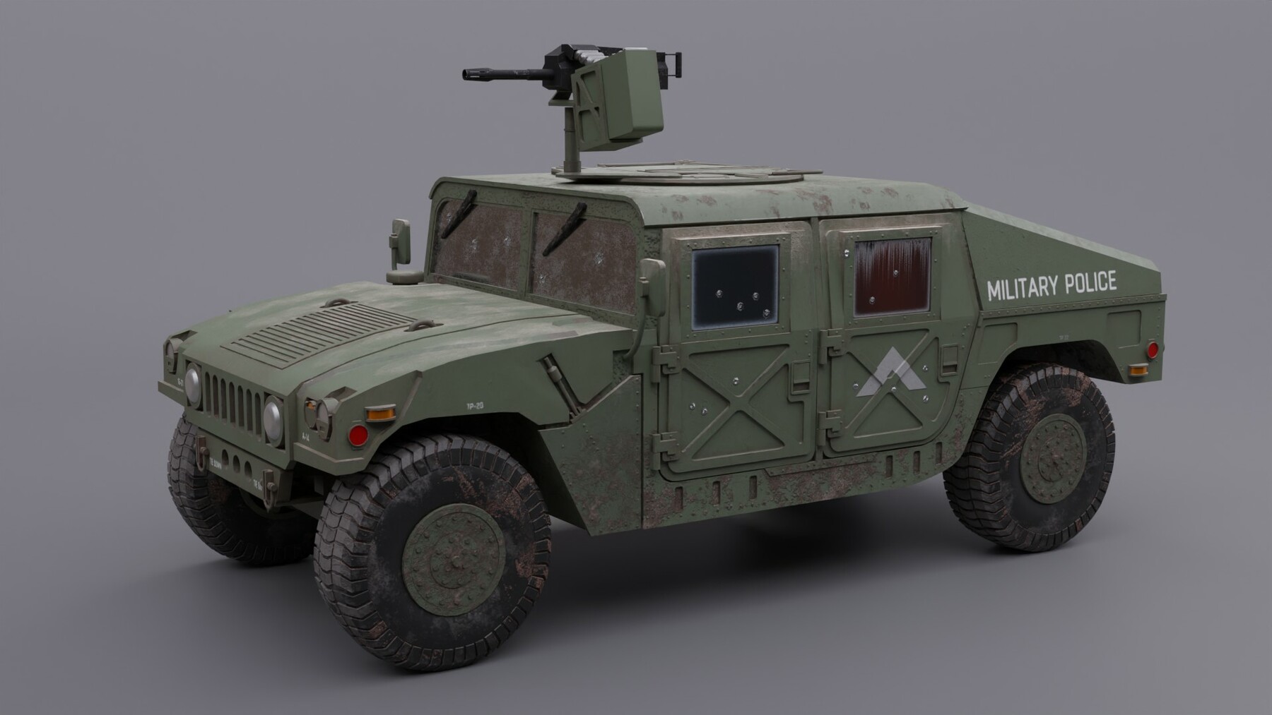 ArtStation - HUMVEE US Army | Game Assets