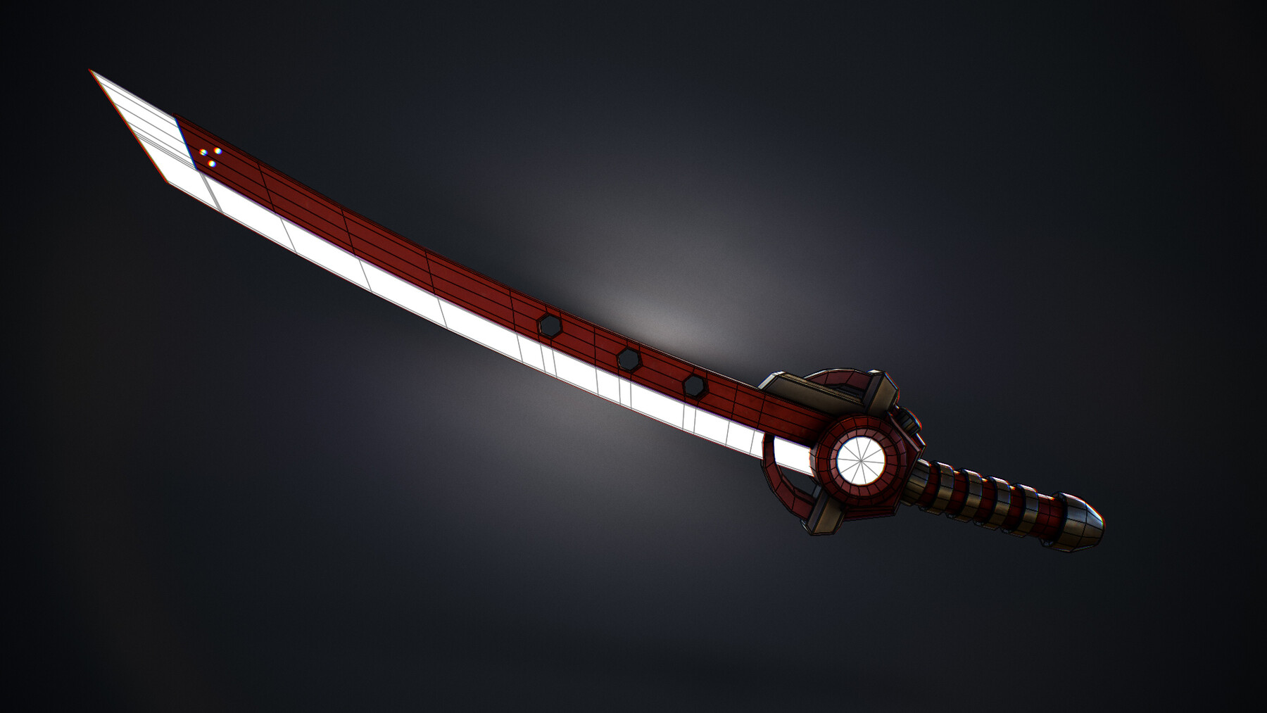 ArtStation - Sci-Fi Sword - 3D Prop | Game Assets