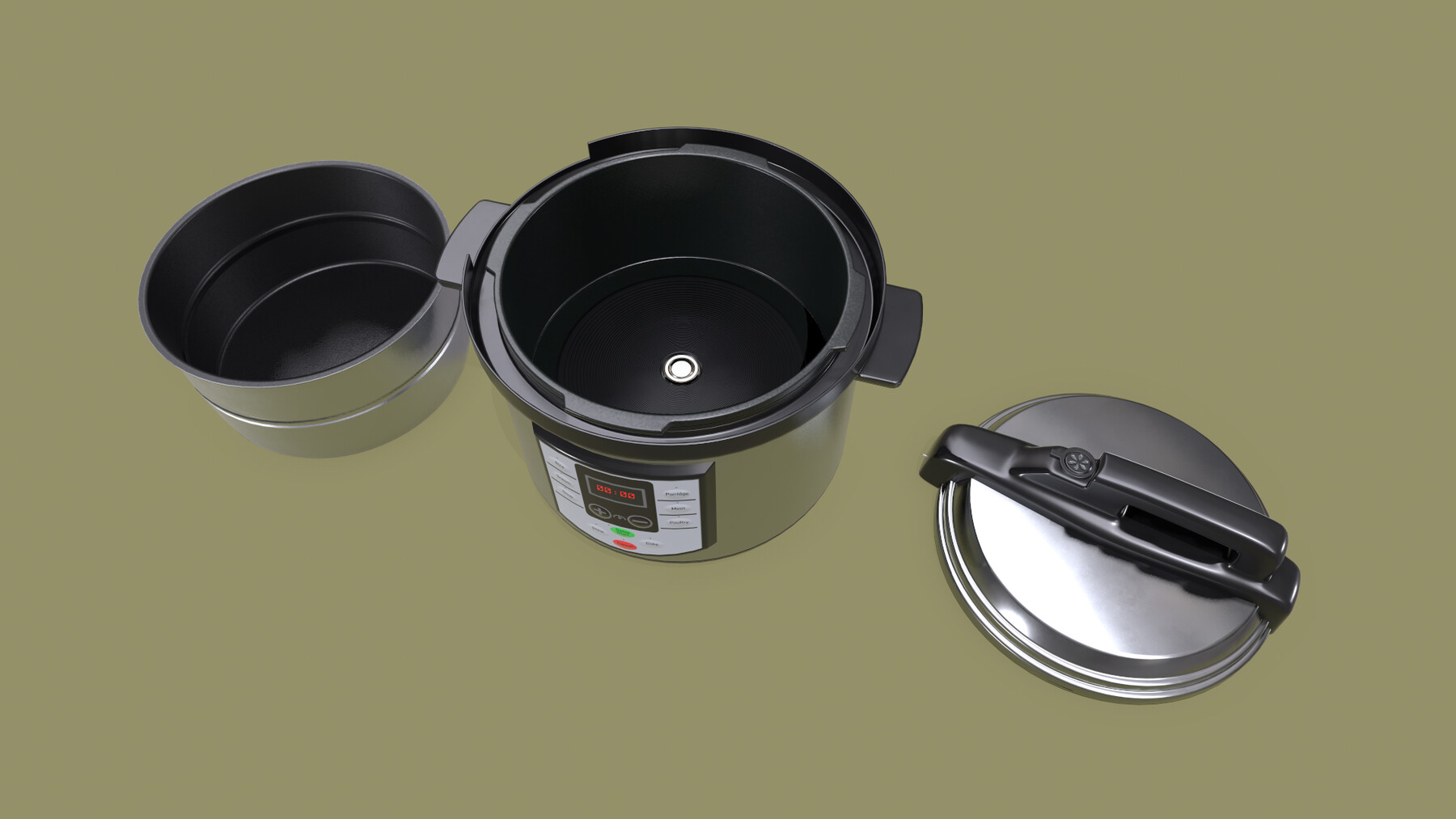 ArtStation Electric Pressure Cooker Game Assets