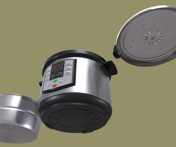 ArtStation Electric Pressure Cooker Game Assets