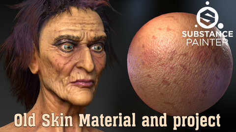 Old Skin Material and project