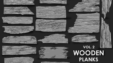 Wooden Plank IMM Brush Pack 21 in One Vol.3