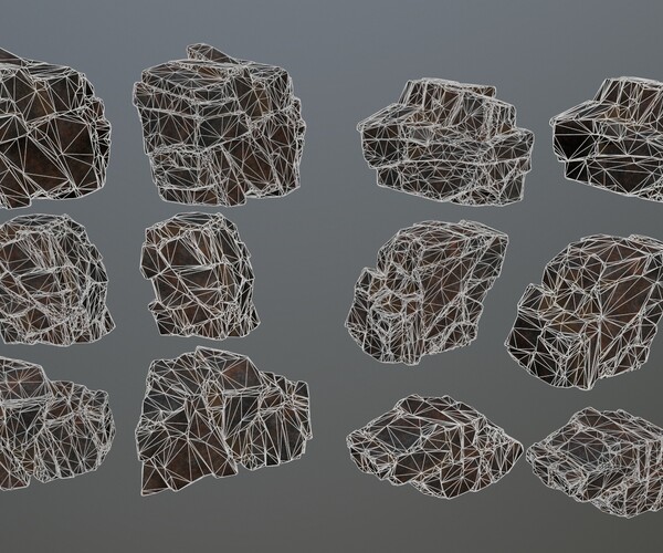 ArtStation - volcanic rocks | Game Assets