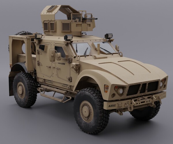 ArtStation - MRAP US ARMY Oshkosh M-ATV | Game Assets