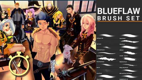 BlueFlaw Basic Brushes