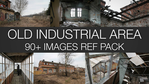 Ref Pack | old industrial area | 90+ images