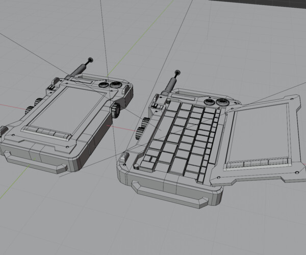 ArtStation - Scifi Personal Digital Assistant PDA Prop | Game Assets