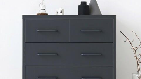 PIDOR cabinet chest of drawers 4 compartments