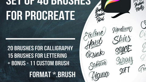 Brush Set for Procreate\ Procreate Brushes\ Digital Brushes\ iPad Brushes