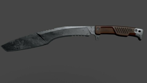 Game ready model Kukri