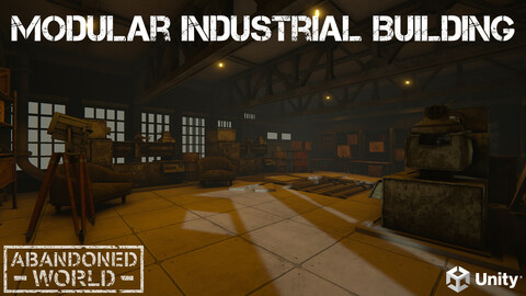 Modular Industrial Building for Unity