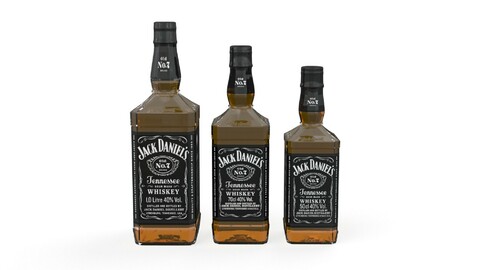 Jack Daniel's Whiskey Bottles PBR