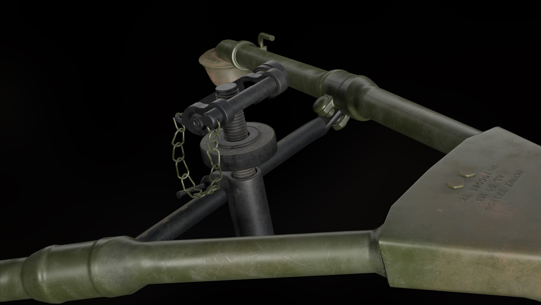 ArtStation - M2 Browning Heavy Machine Gun Lowpoly | Game Assets