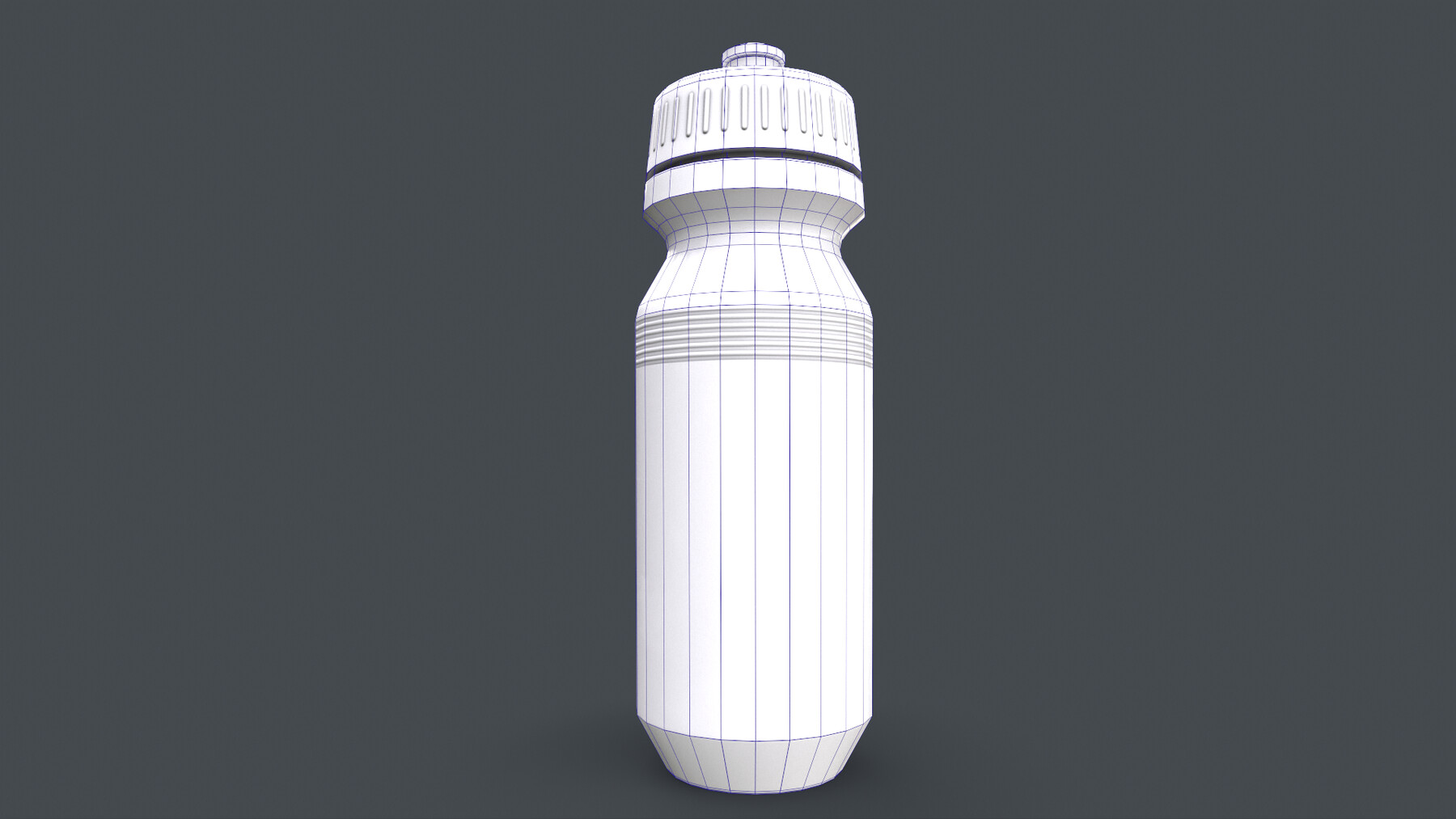 3D model Hydro Flask in green VR / AR / low-poly