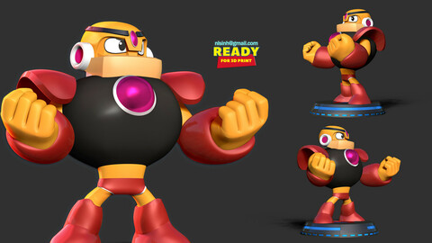 Guts Man - Mega Man Fanart