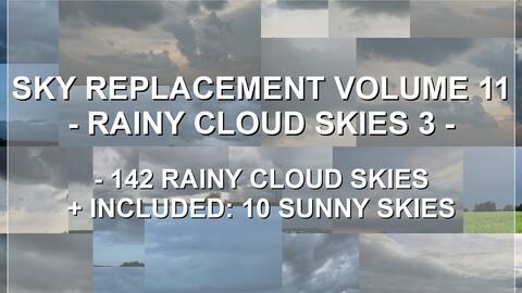 Sky Replacement Volume 11 Rainy Cloud Skies 3