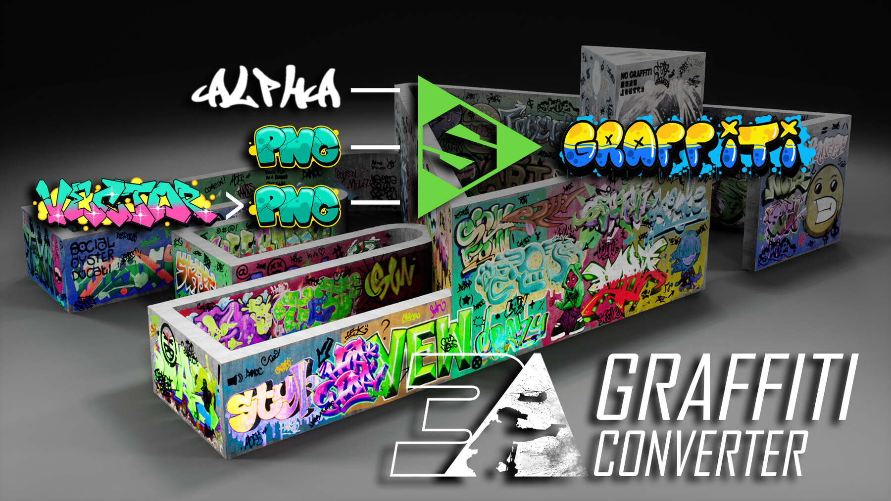 ArtStation Graffiti Converter Resources