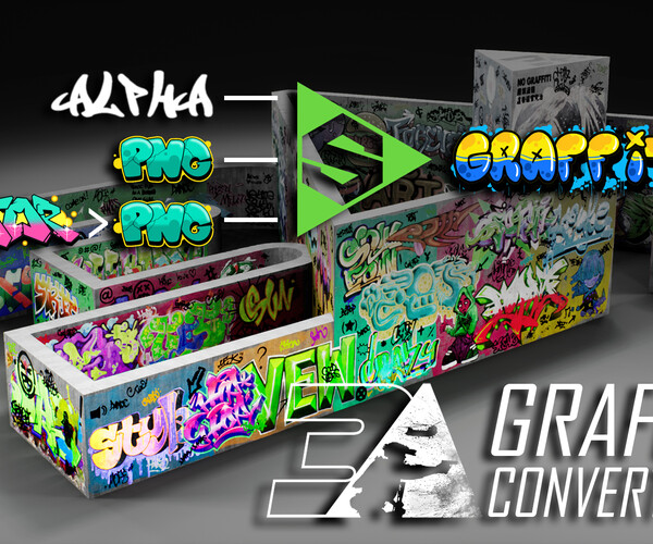 ArtStation Graffiti Converter Resources
