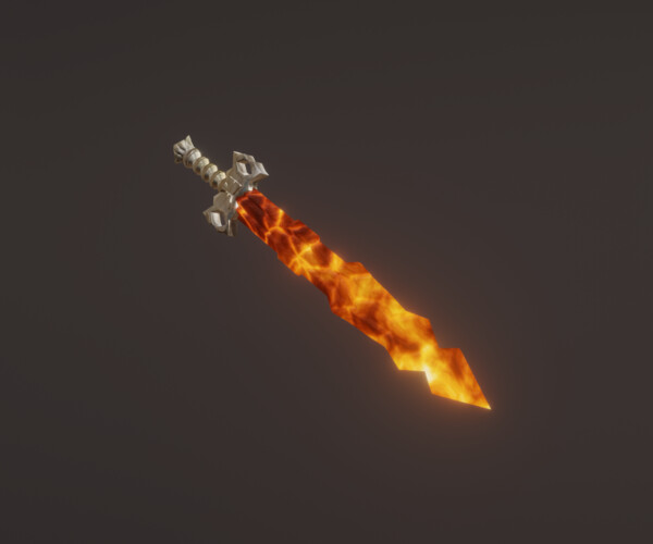 ArtStation - Magma Sword - Fire Sword | Game Assets