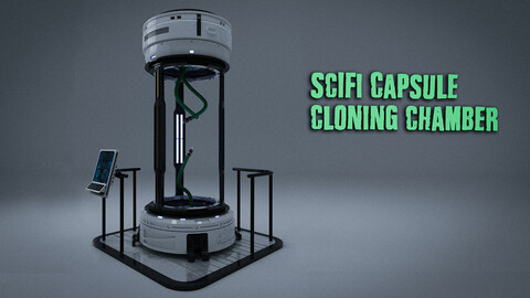 Sci-Fi Capsule Cloning Chamber Device