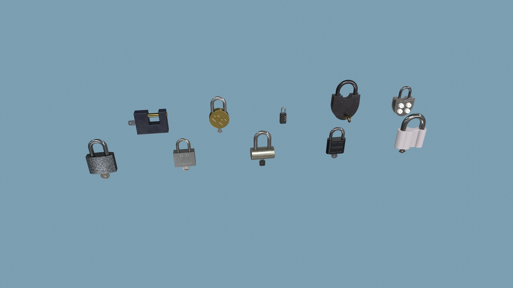 ArtStation Padlocks Pack Game Assets