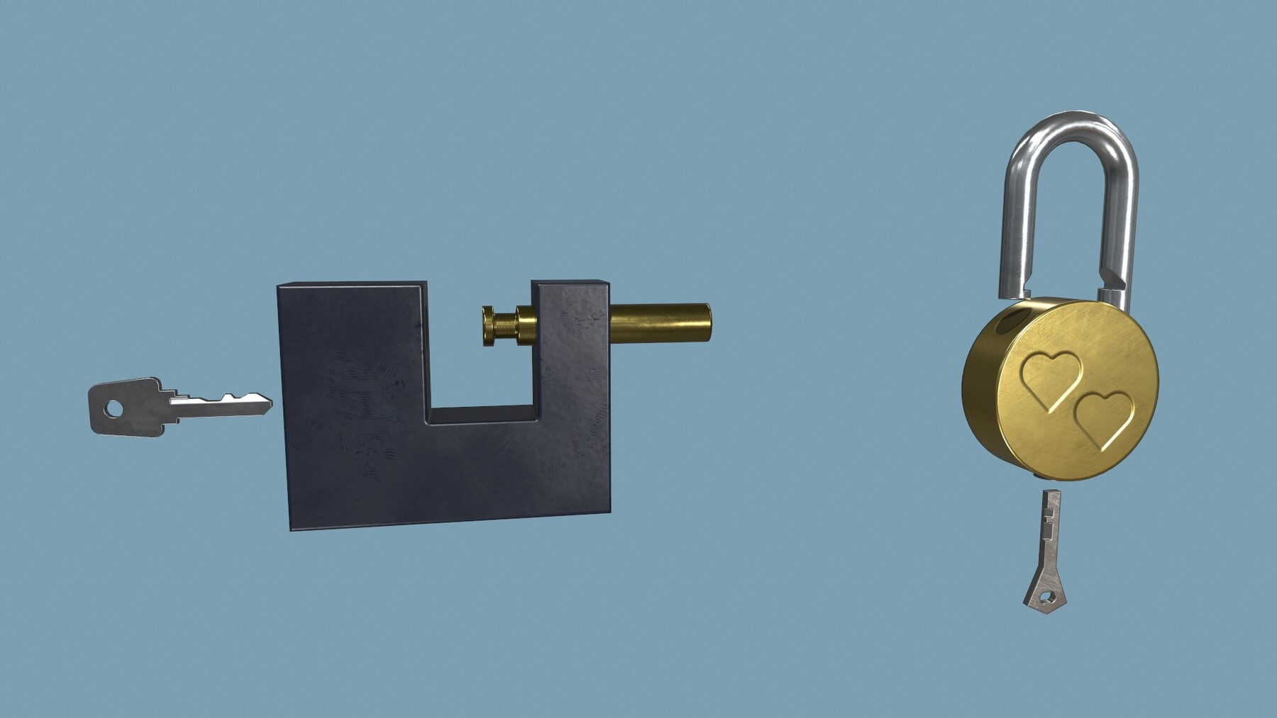 ArtStation Padlocks Pack Game Assets
