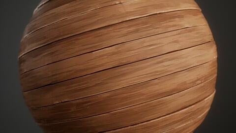 Stylized Wood Material