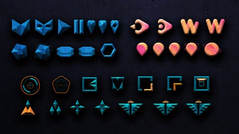 2D Game UI Icons