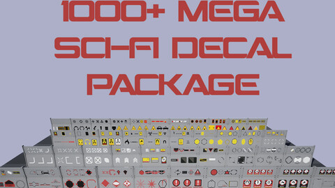 1000+ Mega Decal Package  + AI SOURCES ( FULL VECTOR )