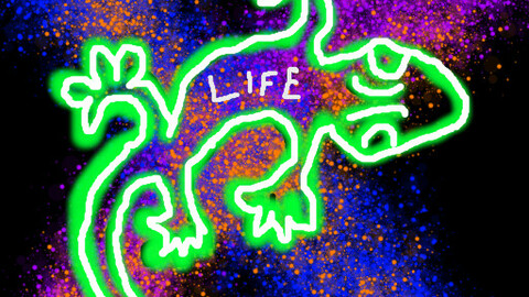 "life" blue purple pfp
