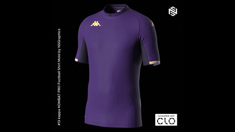 Zeus Sport Football Shirt Template For CLO 3D Marvelous