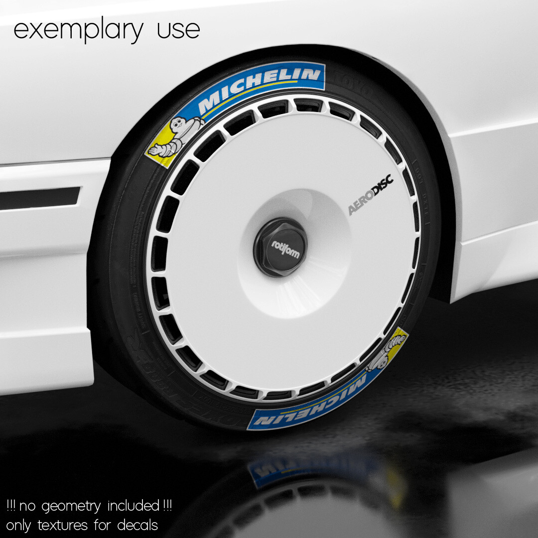 MICHELIN Reifenaufkleber – Tyre Wall Stickers