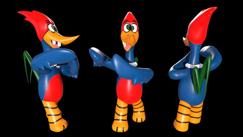 Woody Woodpecker 3D Character