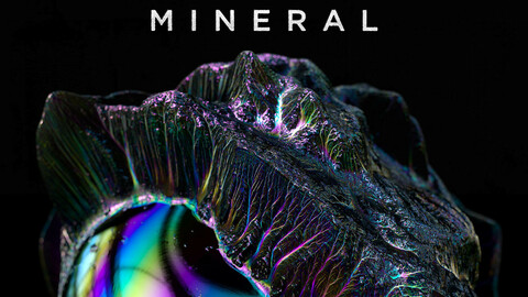 Mineral: Iridescent Abstract Formations