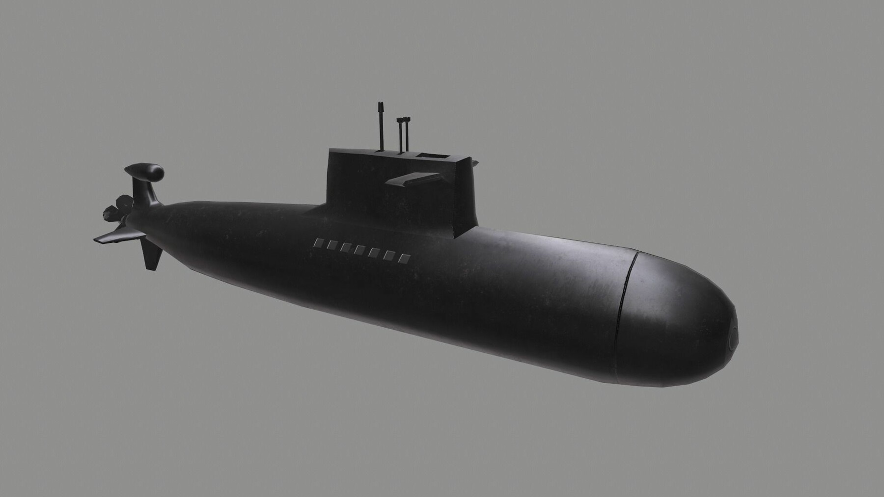 ArtStation Submarine 3d Model Game Assets