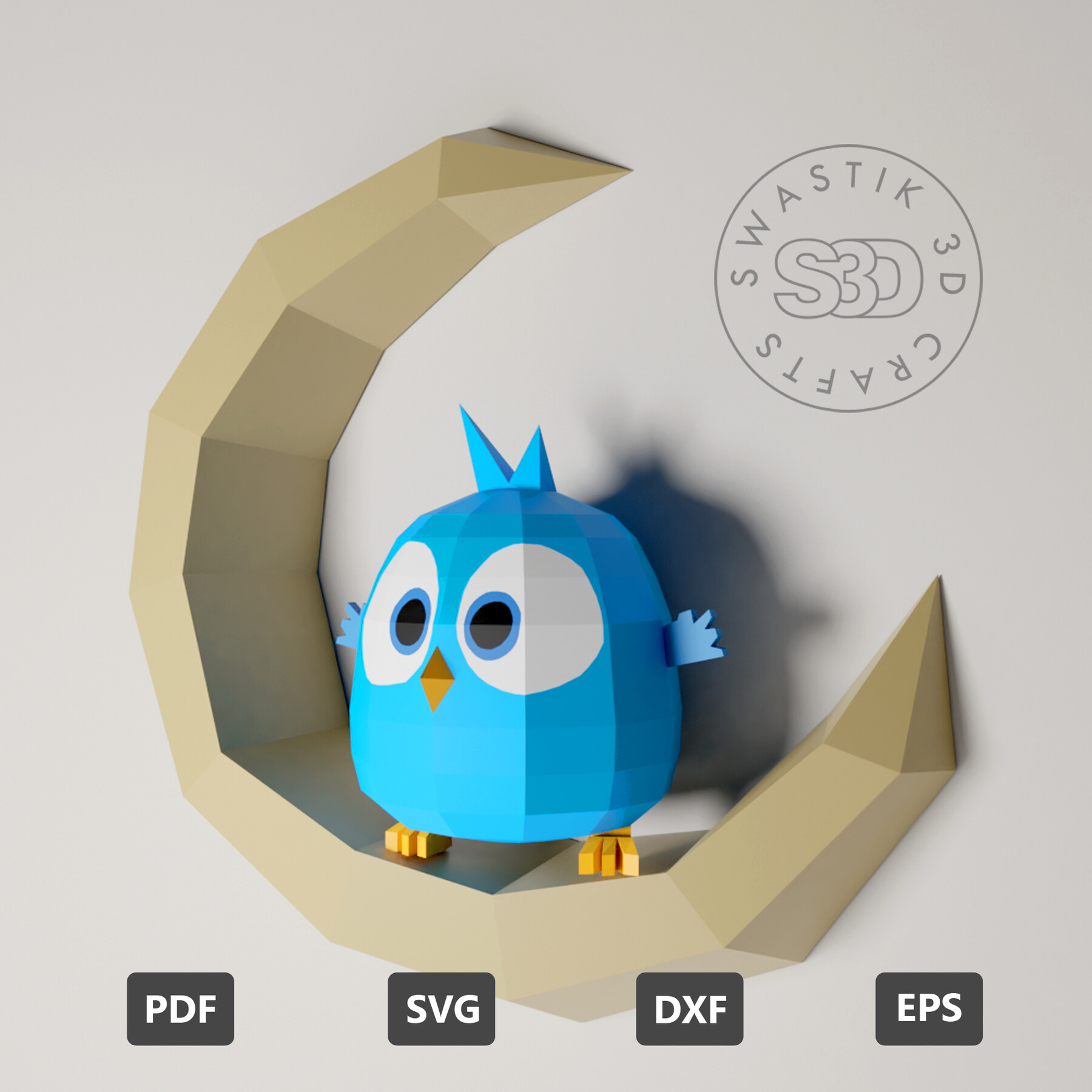 ArtStation - PDF Template of Cat Papercraft DIY Origami Kit Papercraft/ 3d  Papercraft/ owl craft / kids craft /lowpoly craft/Papercraft Pdf/PDF  template