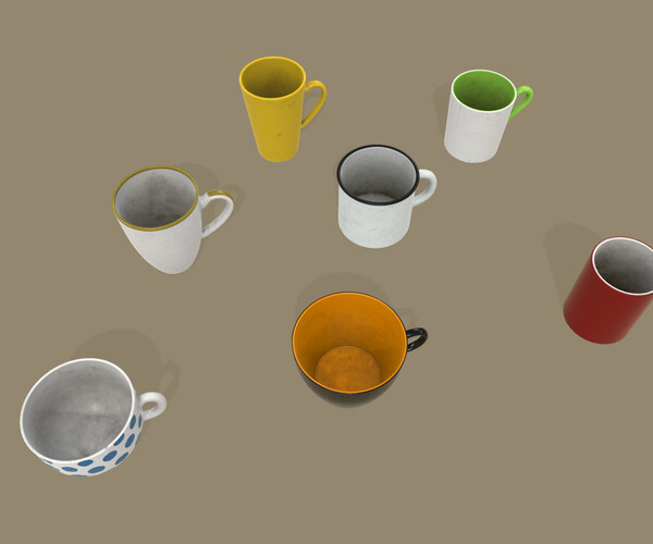 ArtStation Tableware Game Assets